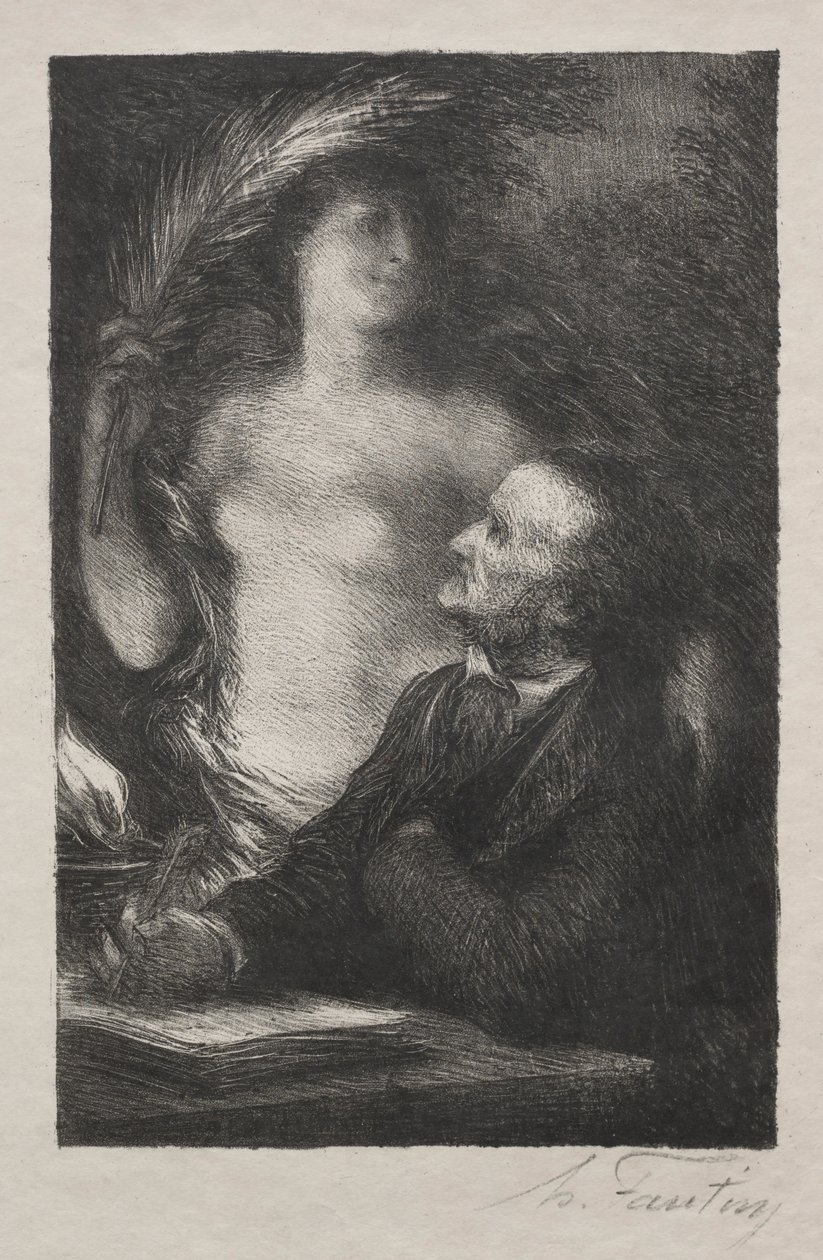 The Muse, 1887 by Ignace Henri Jean Fantin Latour