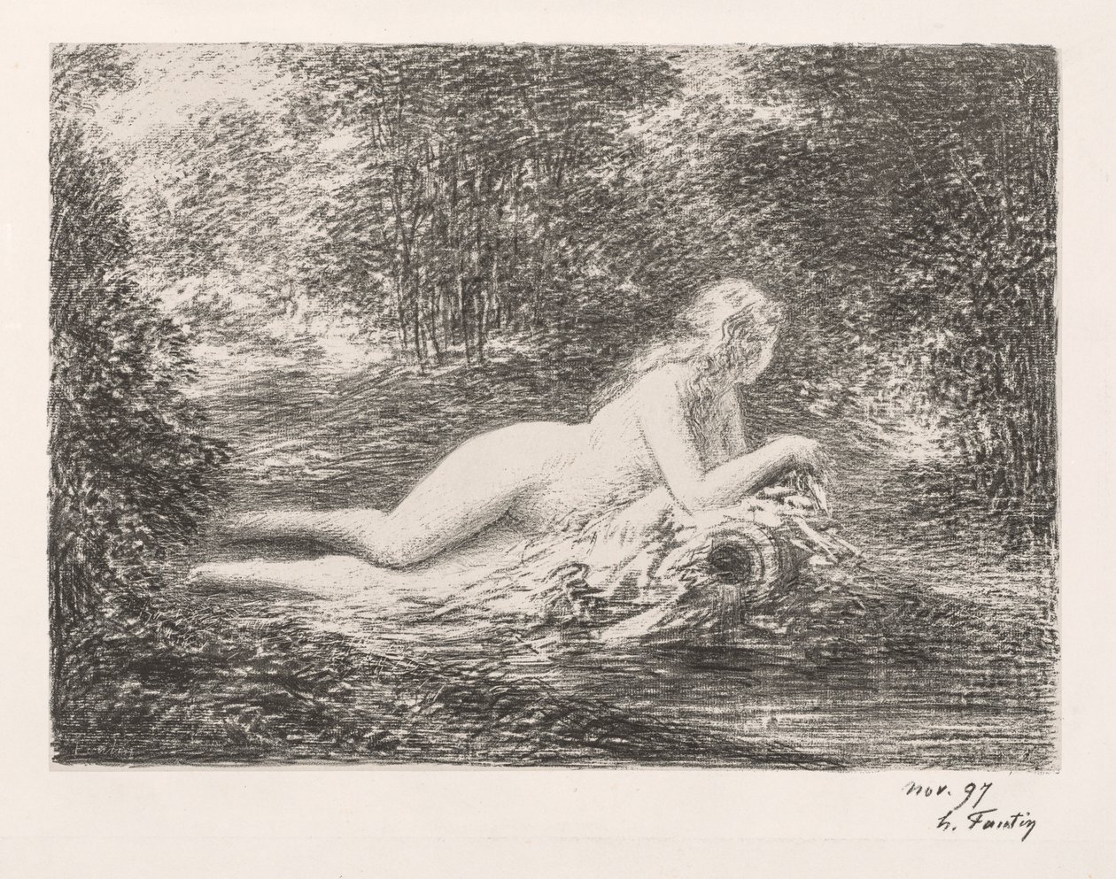 The Spring by Ignace Henri Jean Fantin Latour