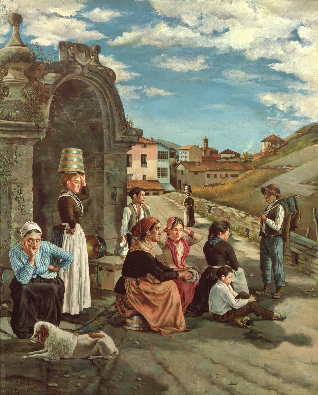 The Spring of Eibar by Ignacio Zuloaga y Zabaleta