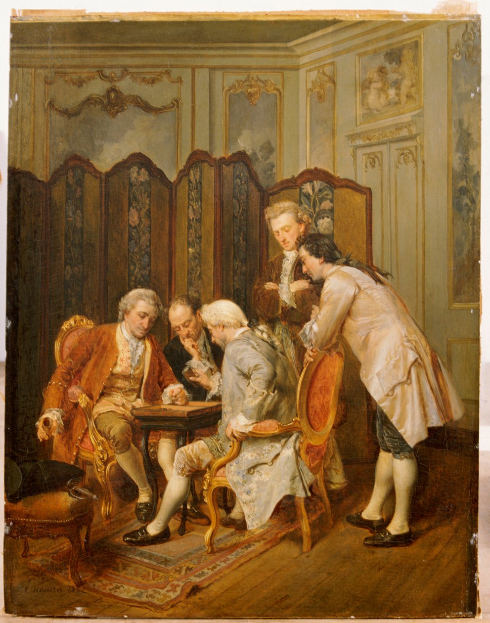 The Backgammon Players by Ignacio Leon y Escosura