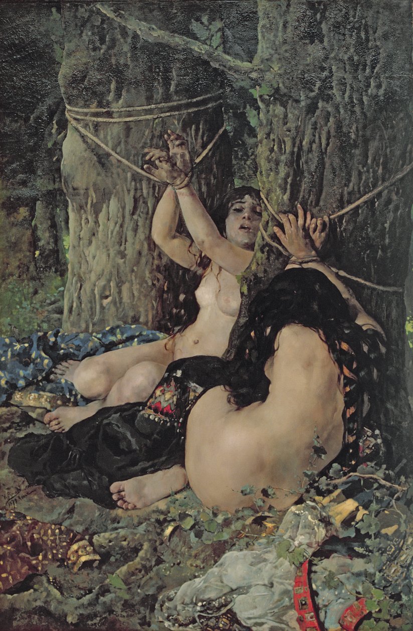 The Daughters of El Cid by Ignacio Pinazo Camarlech