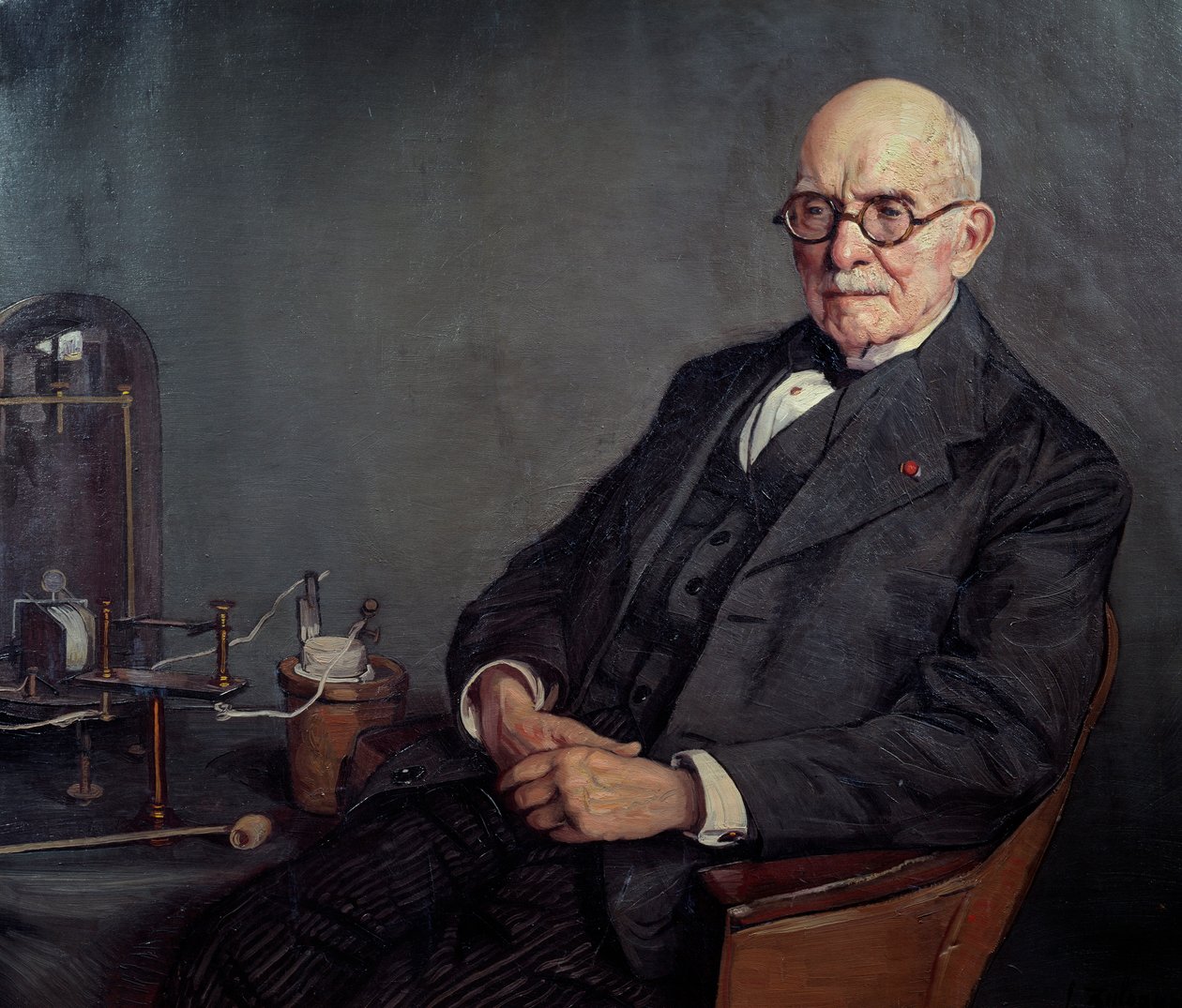 Portrait of Edouard Branly by Ignacio Zuloaga y Zabaleta
