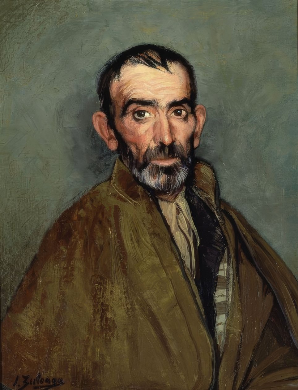 Male Portrait by Ignacio Zuloaga y Zabaleta