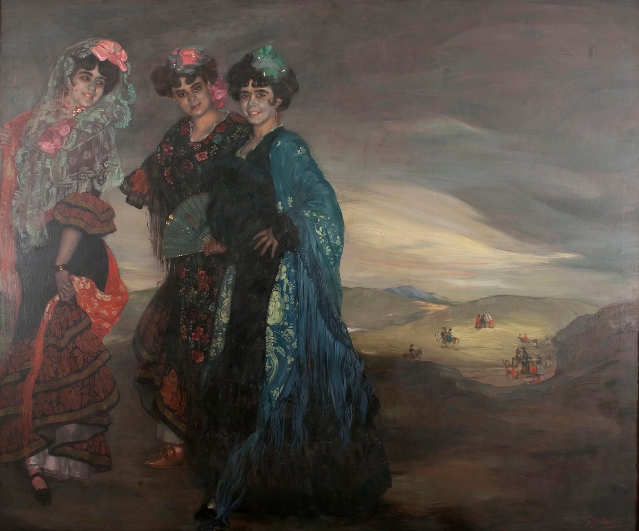 My cousins by Ignacio Zuloaga y Zabaleto