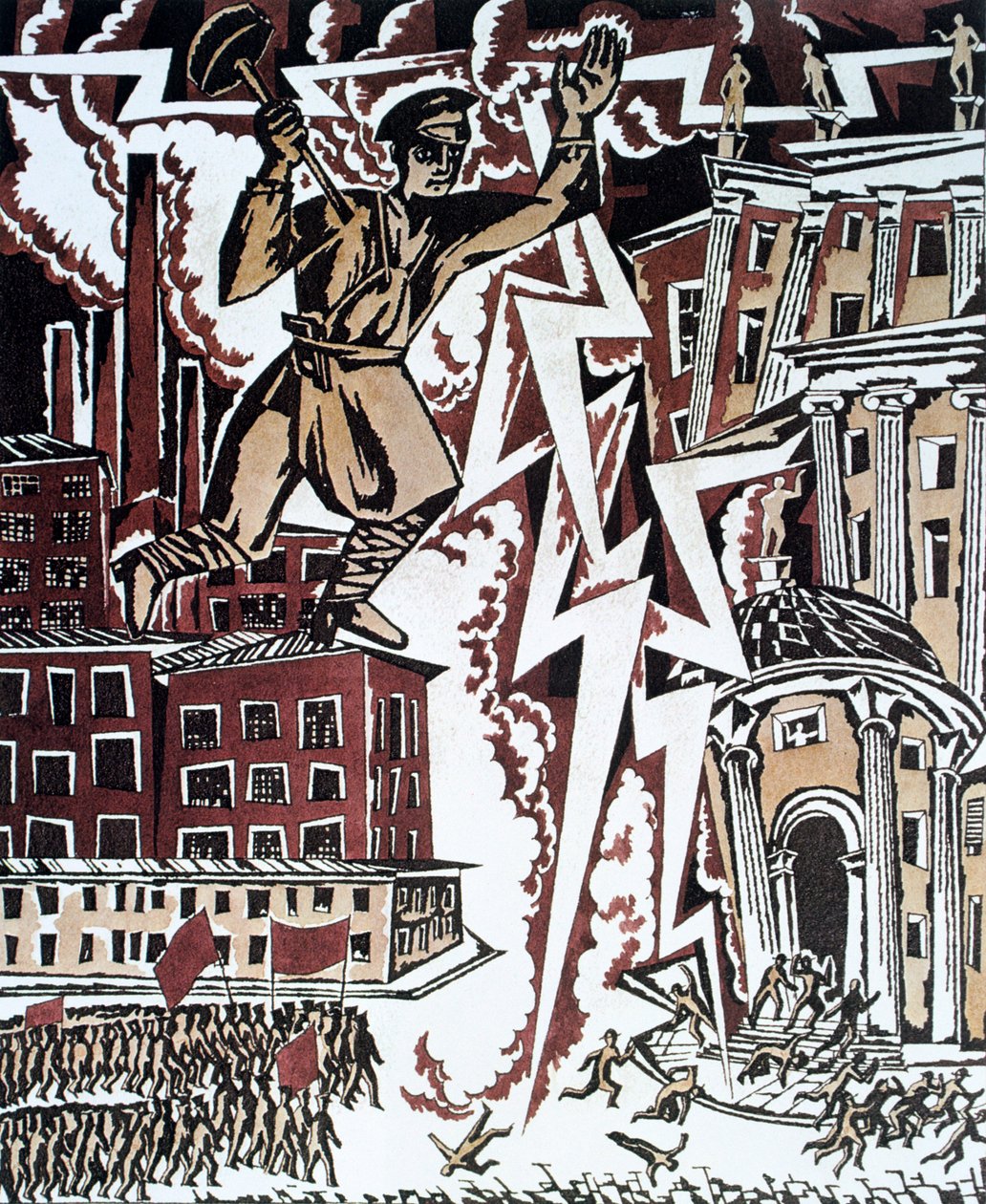 The Red Lightning, 1919 by Ignaty Nivinsky