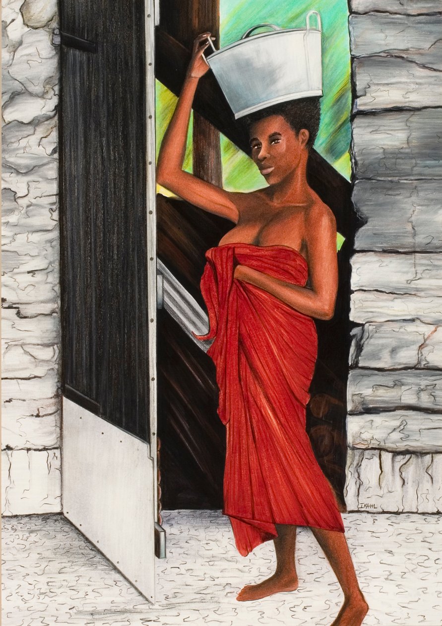 Draped in Red by Ikahl Beckford