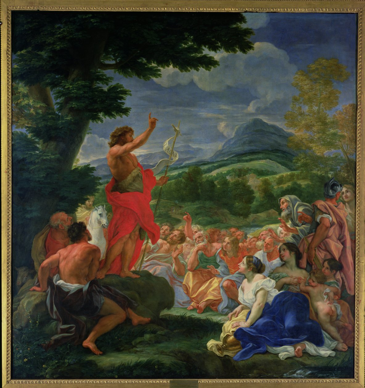 St. John the Baptist Preaching by Il Baciccio