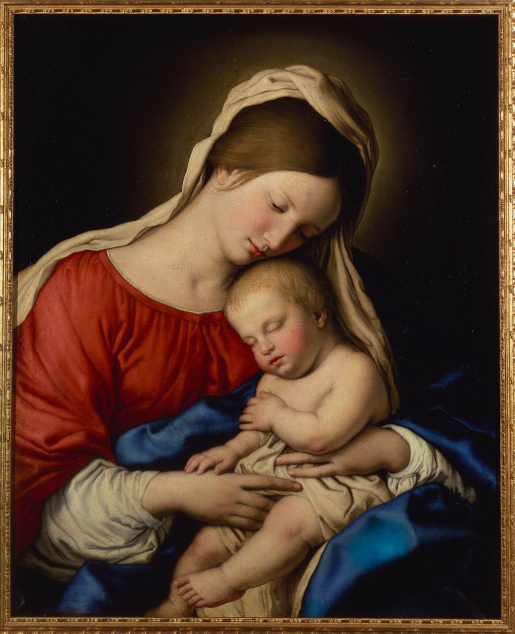 The Madonna with Sleeping Christ Child by Il Sassoferrato