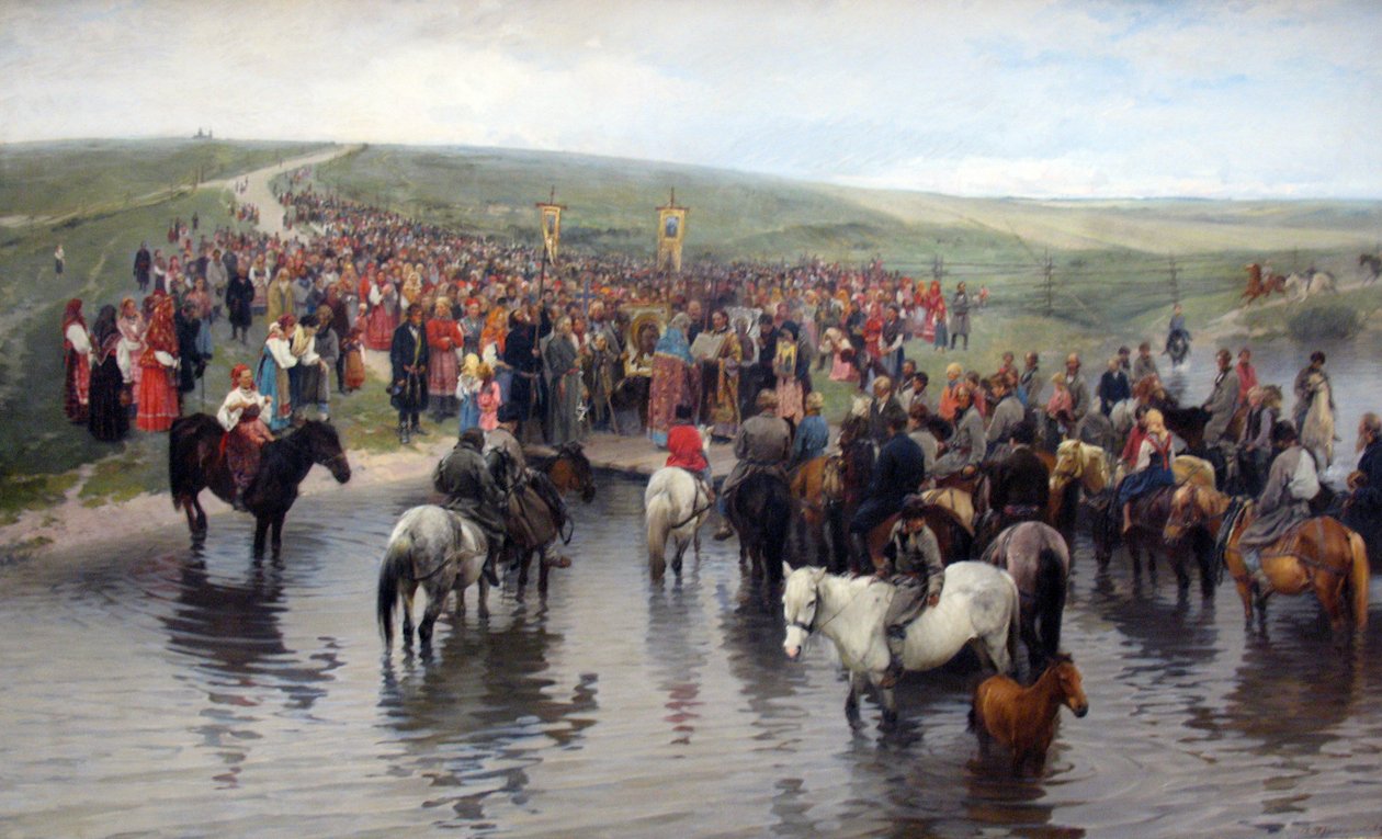 Resurrection Day in the North by Illarion Mikhailovich Pryanishnikov