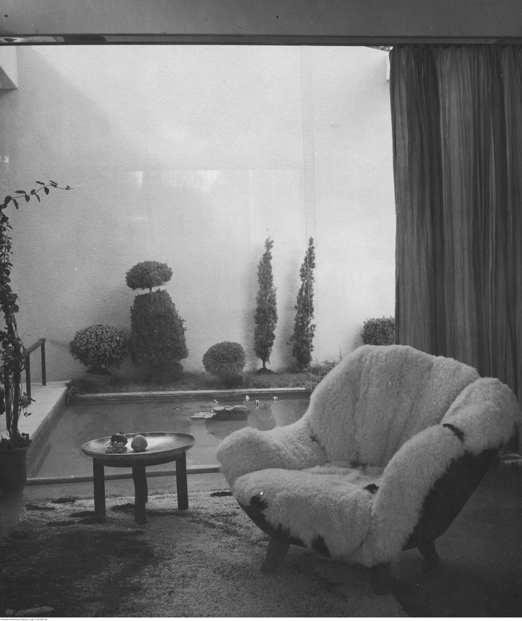A Fragment of a Residential Interior Designed by Architect Barbara Brukalska by Ilustrowany Kurier Codzienny
