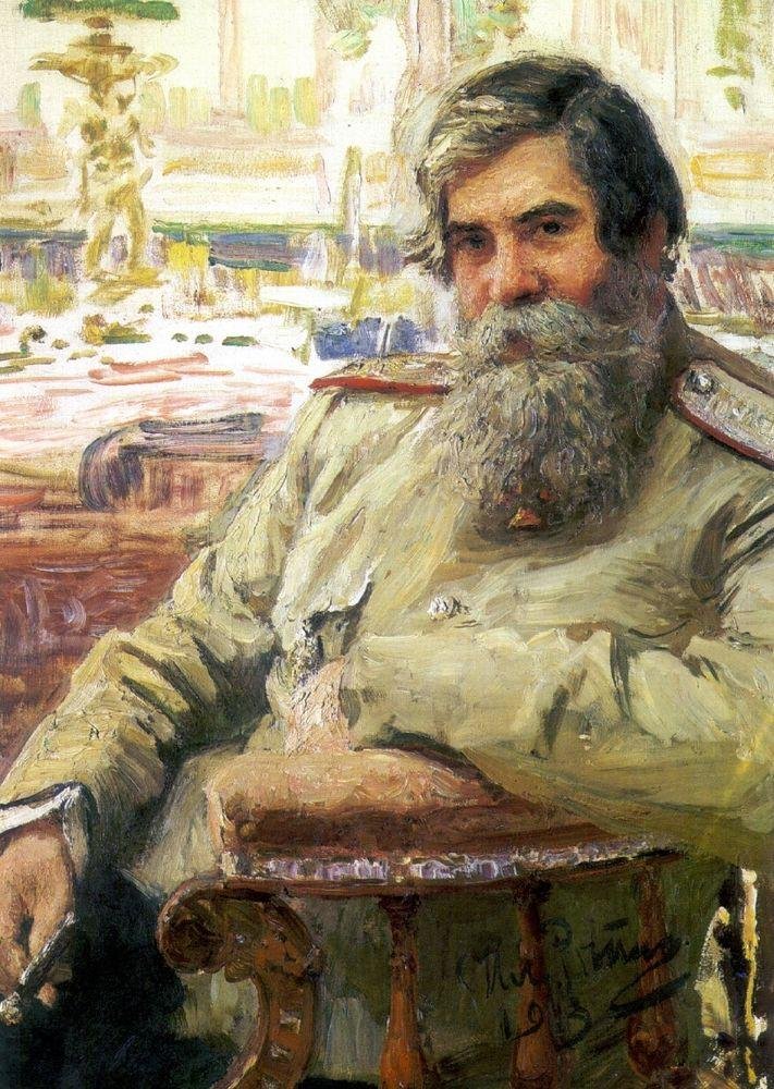 Portrait of the Neurophysiologist and Psychiatrist Vladimir Mikhailovich Bekhterev by Ilya Efimovich Repin