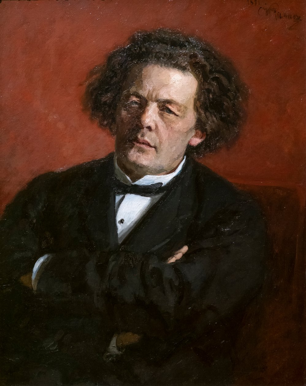 Anton Rubinstein by Ilya Efimovich Repin