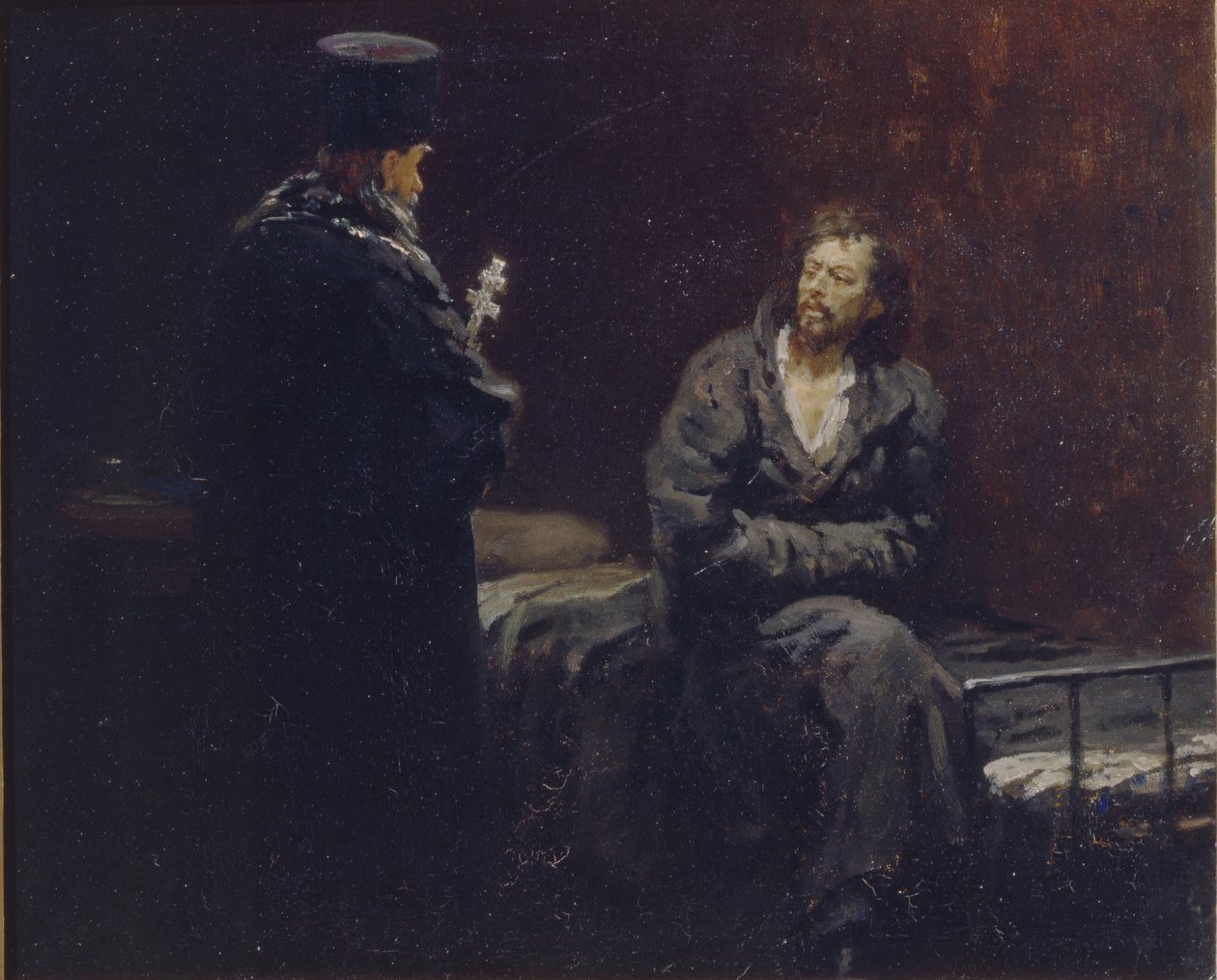 Before the Confession by Ilya Efimovich Repin