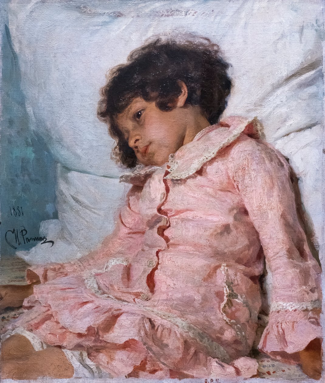 Nadia Répine by Ilya Efimovich Repin
