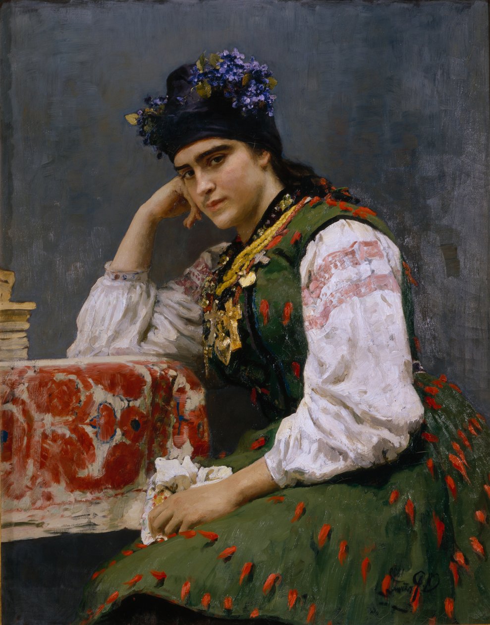 Portrait of Sofia Dragomirova-Lukomskaya by Ilya Efimovich Repin