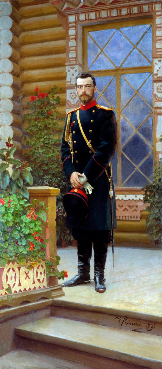 Tsar Nicholas II of Russia by Ilya Efimovich Repin