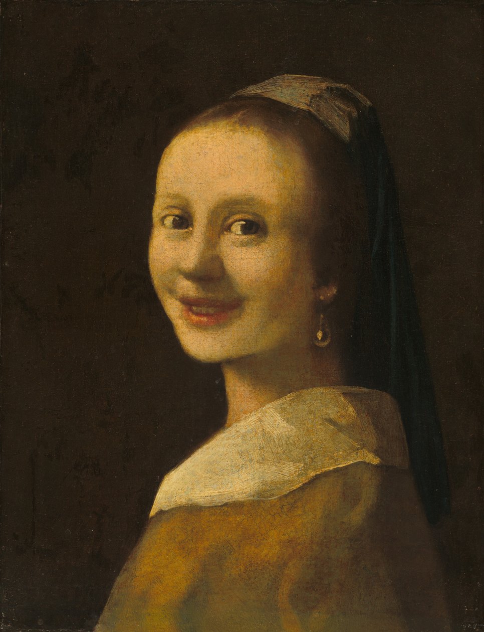 The Smiling Girl by Imitator of Johannes Vermeer