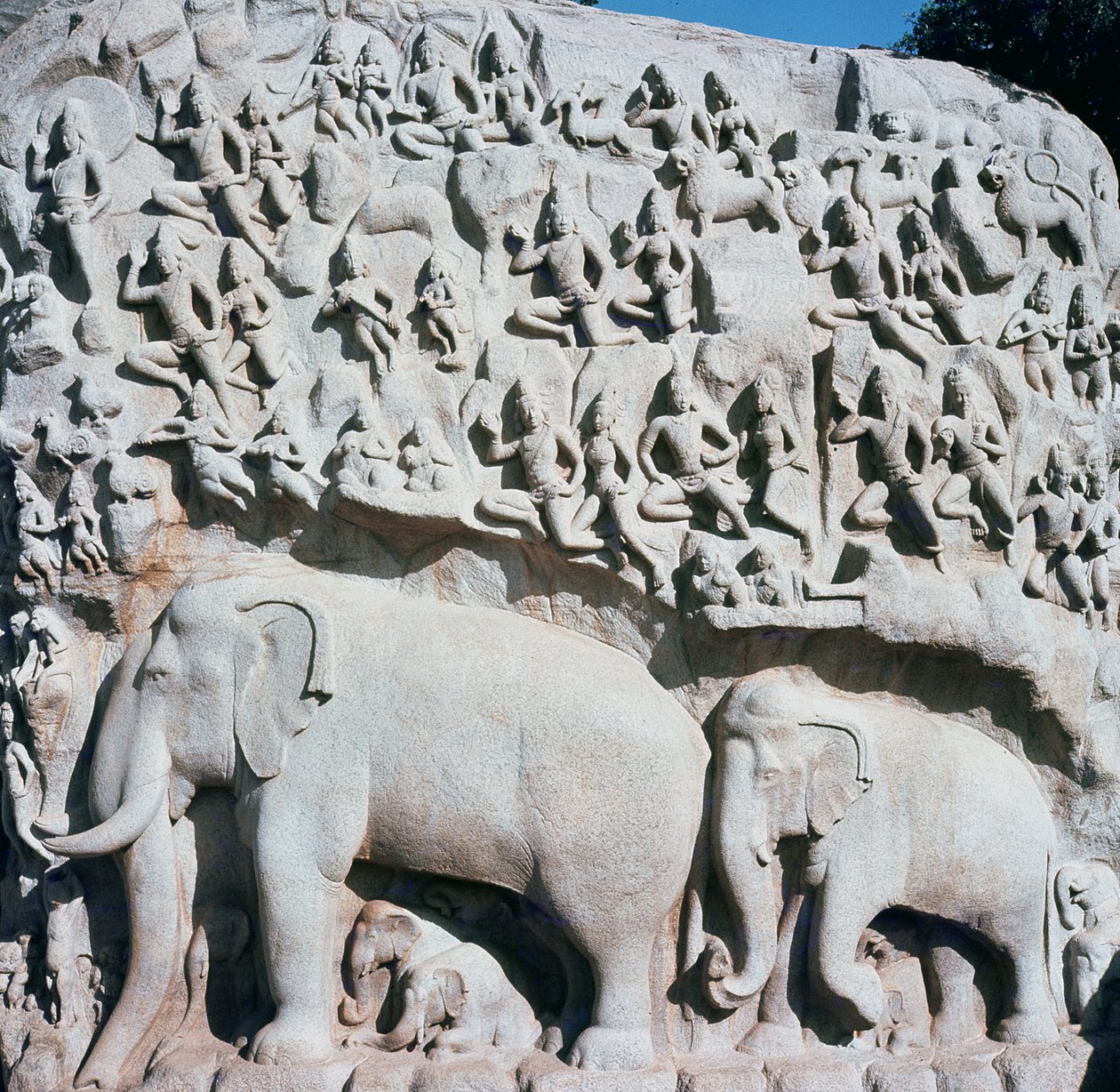Relief depicting Arjuna