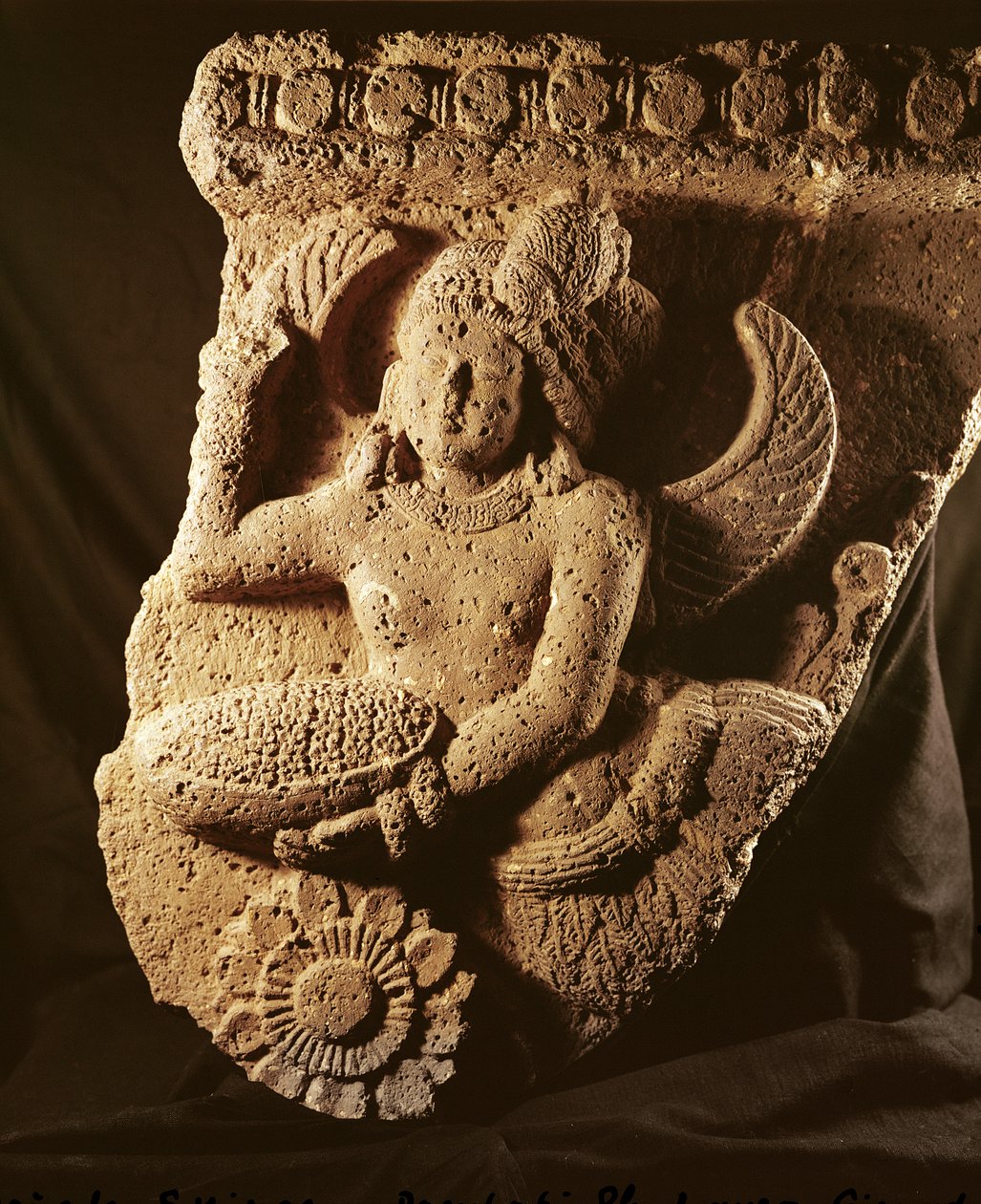 Relief depicting Dampati by Indian School