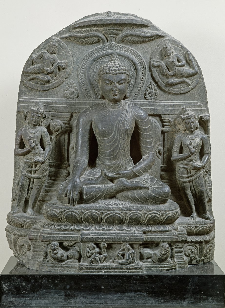 Seated Buddha in Meditation by Indian School