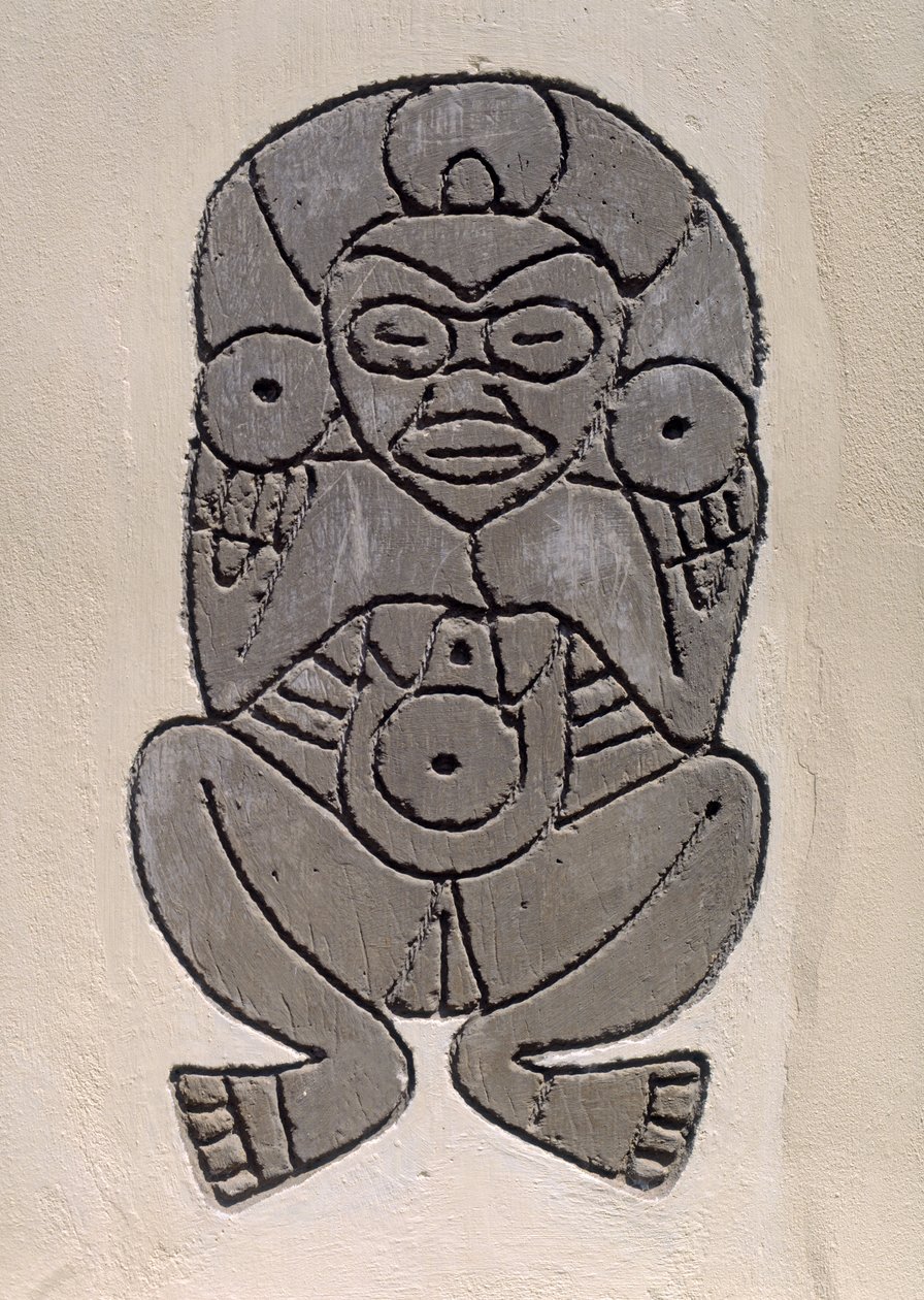 Copy of a Taino Indian motif by Indian School