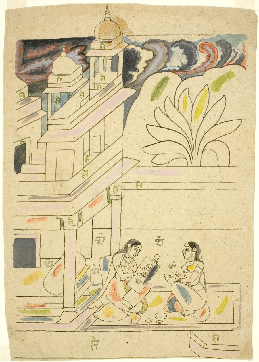 Dhanasri Ragini by Indian School