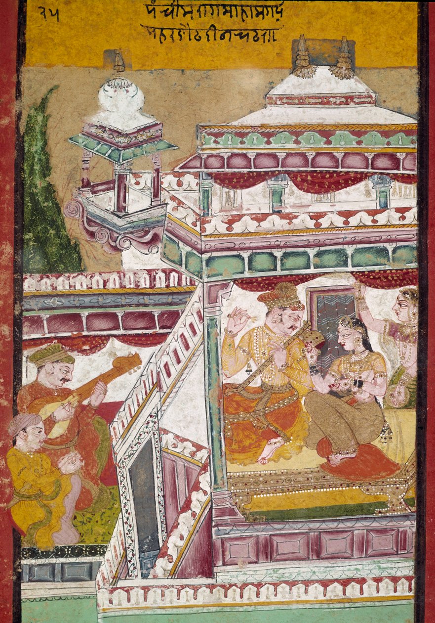 Musical Show in a Palace by Indian School