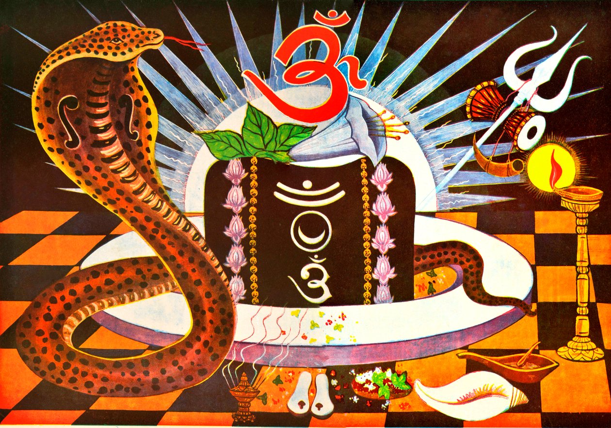 Shivalingam by Indian School