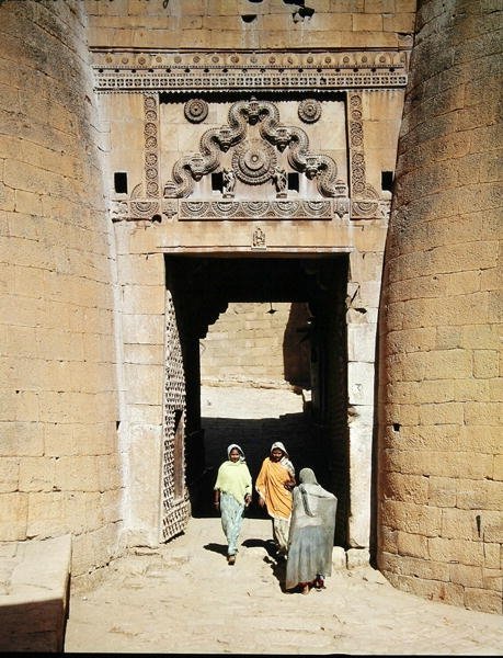 View of the Suraj Pol (Sun Gate) by Indian School
