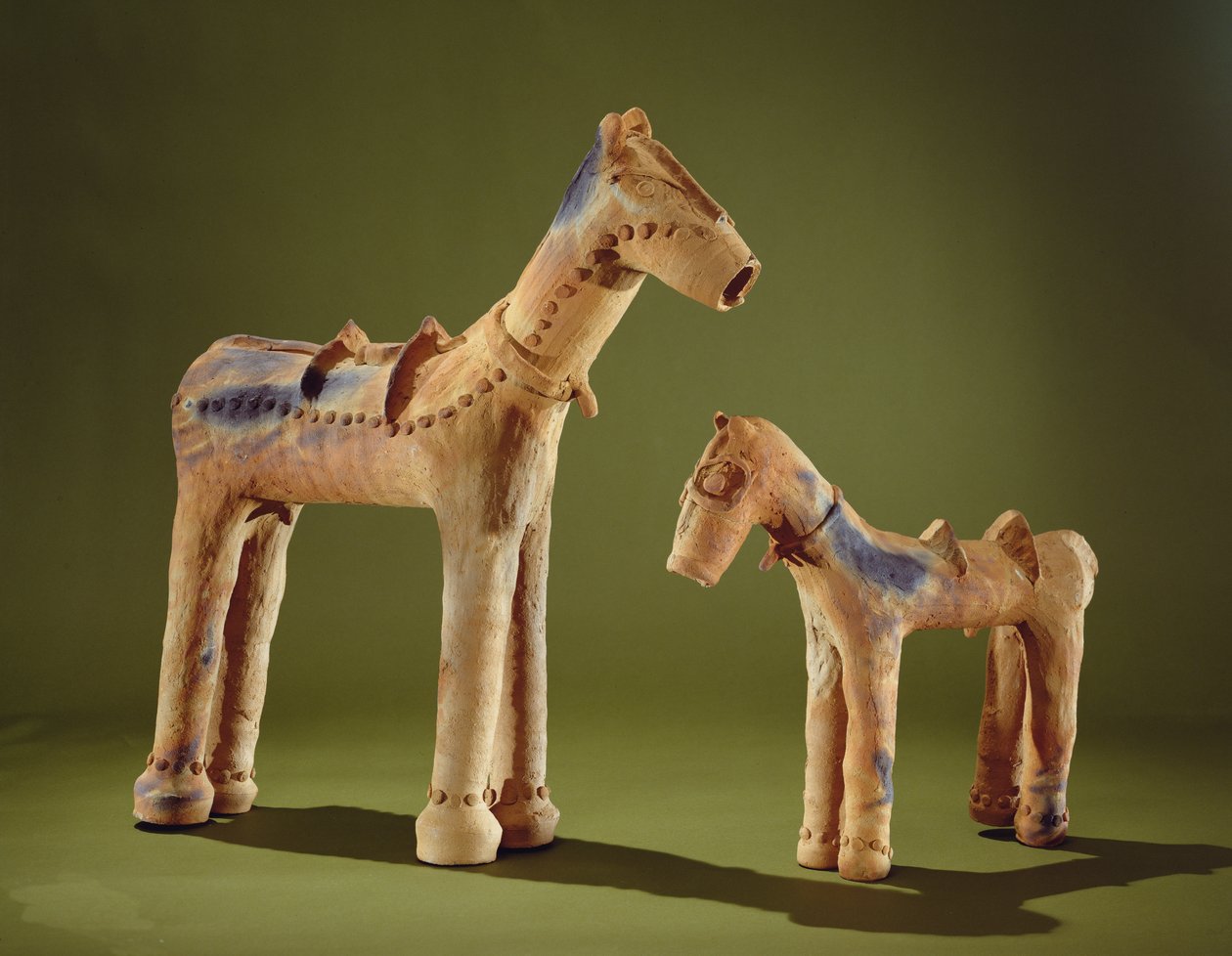 Model horses by Indo Aryan School