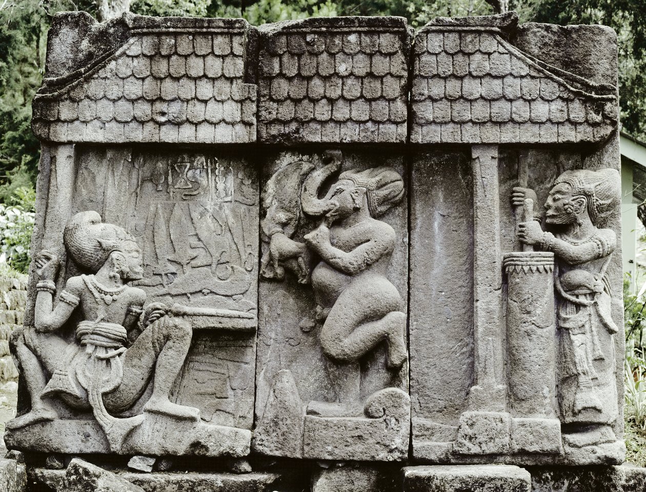 Blacksmith Scene by Indonesian School