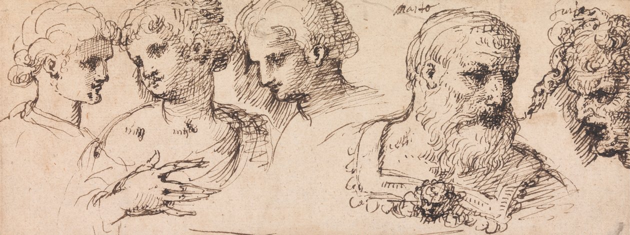 Five Classical Heads by Inigo Jones