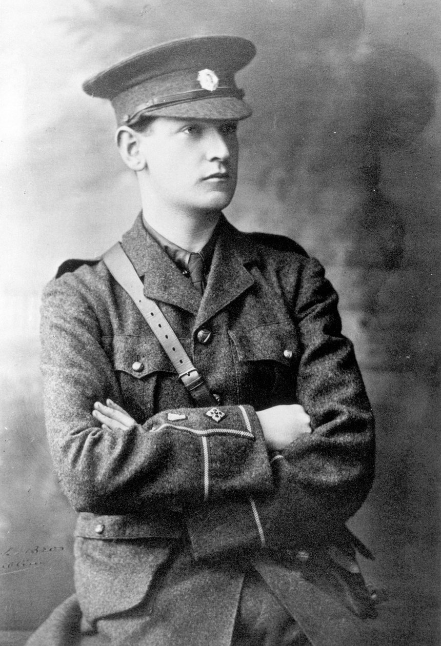 Michael Collins in the uniform of the Irish Republican Army, c.1916 by Irish Photographer