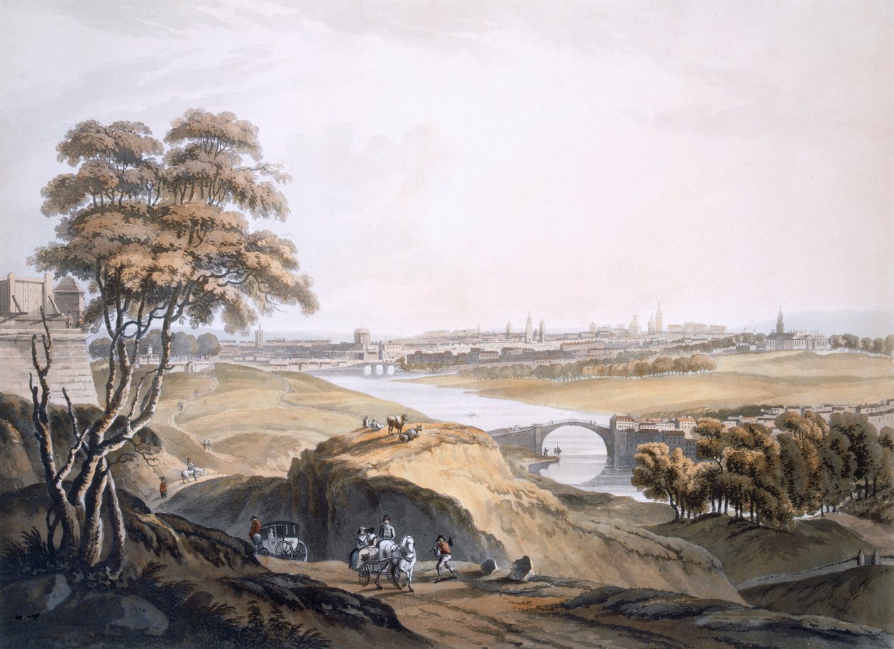 View of Dublin by "Irish school,