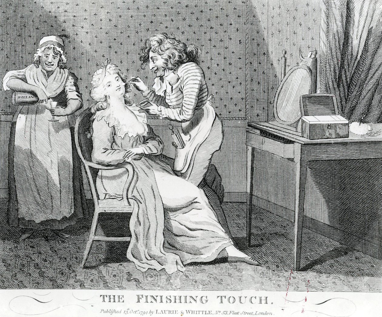 The Finishing Touch by Isaac Cruikshank