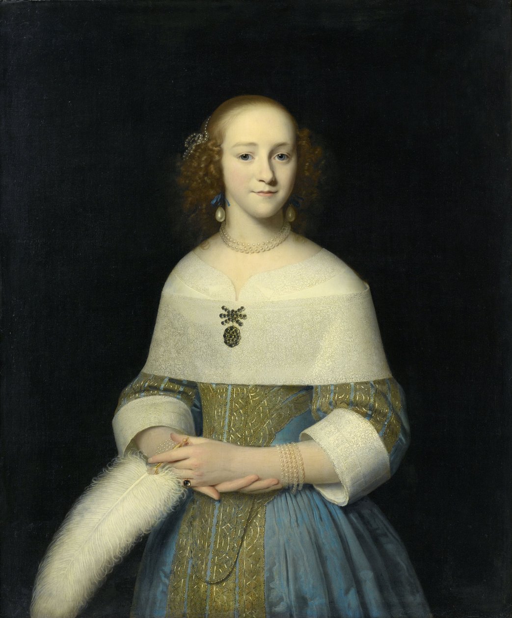 Portrait of a young lady, 1656 by Isaac Luttichuys