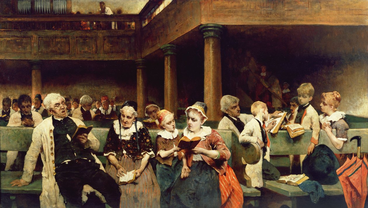 Sunday School Class by Isaac Mayer