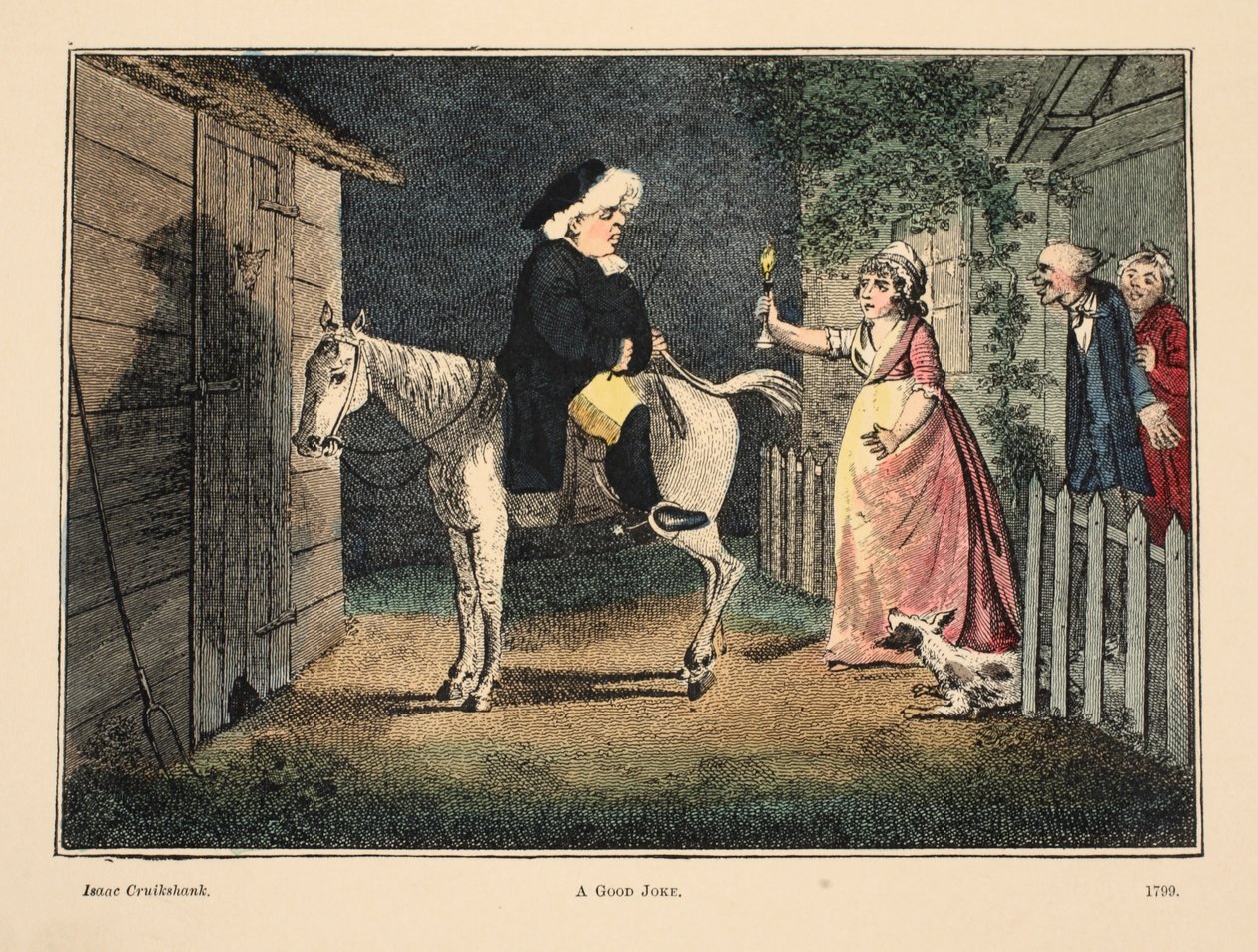 A Good Joke by Isaac Robert Cruikshank