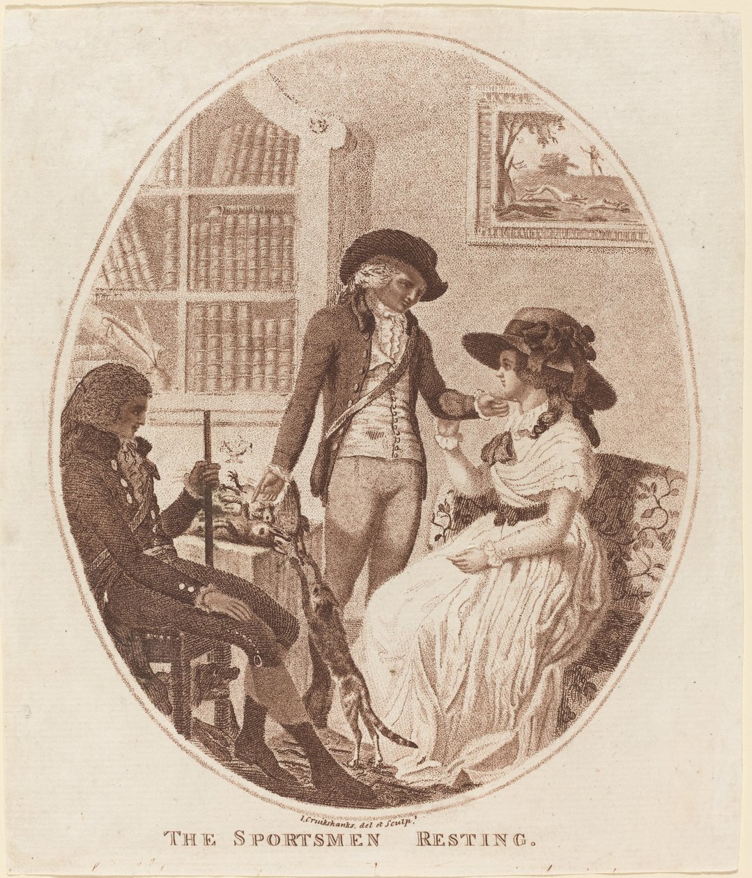 The Sportsmen Resting by Isaac Cruikshank
