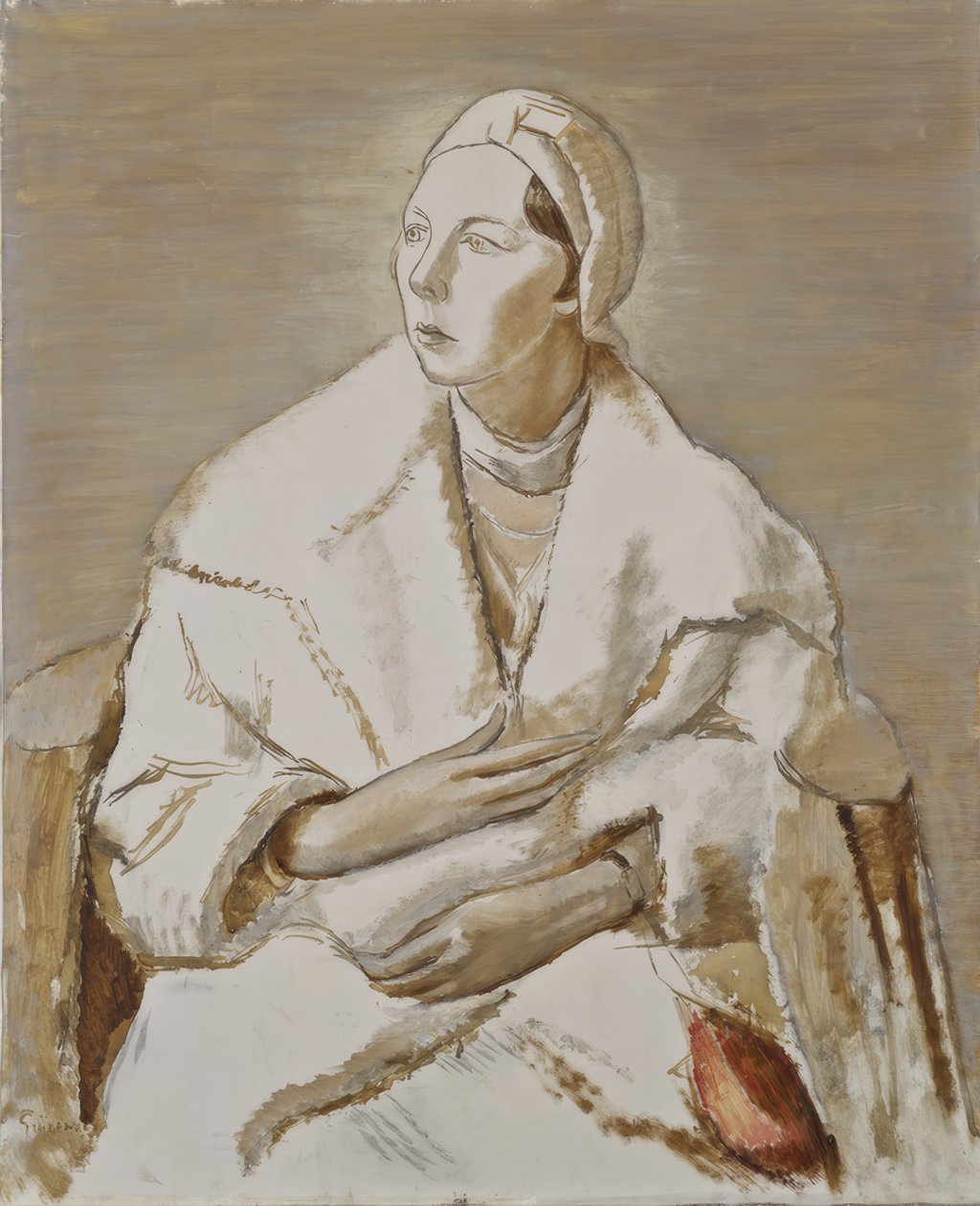 Sigrid Hjertén, Portrait by Isaac Grünewald