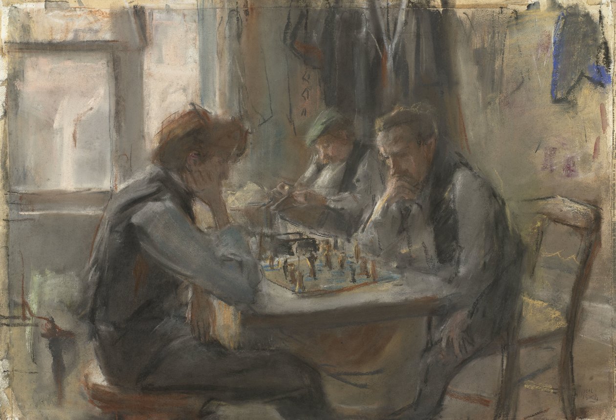 The Chess Players by Isaac Israels