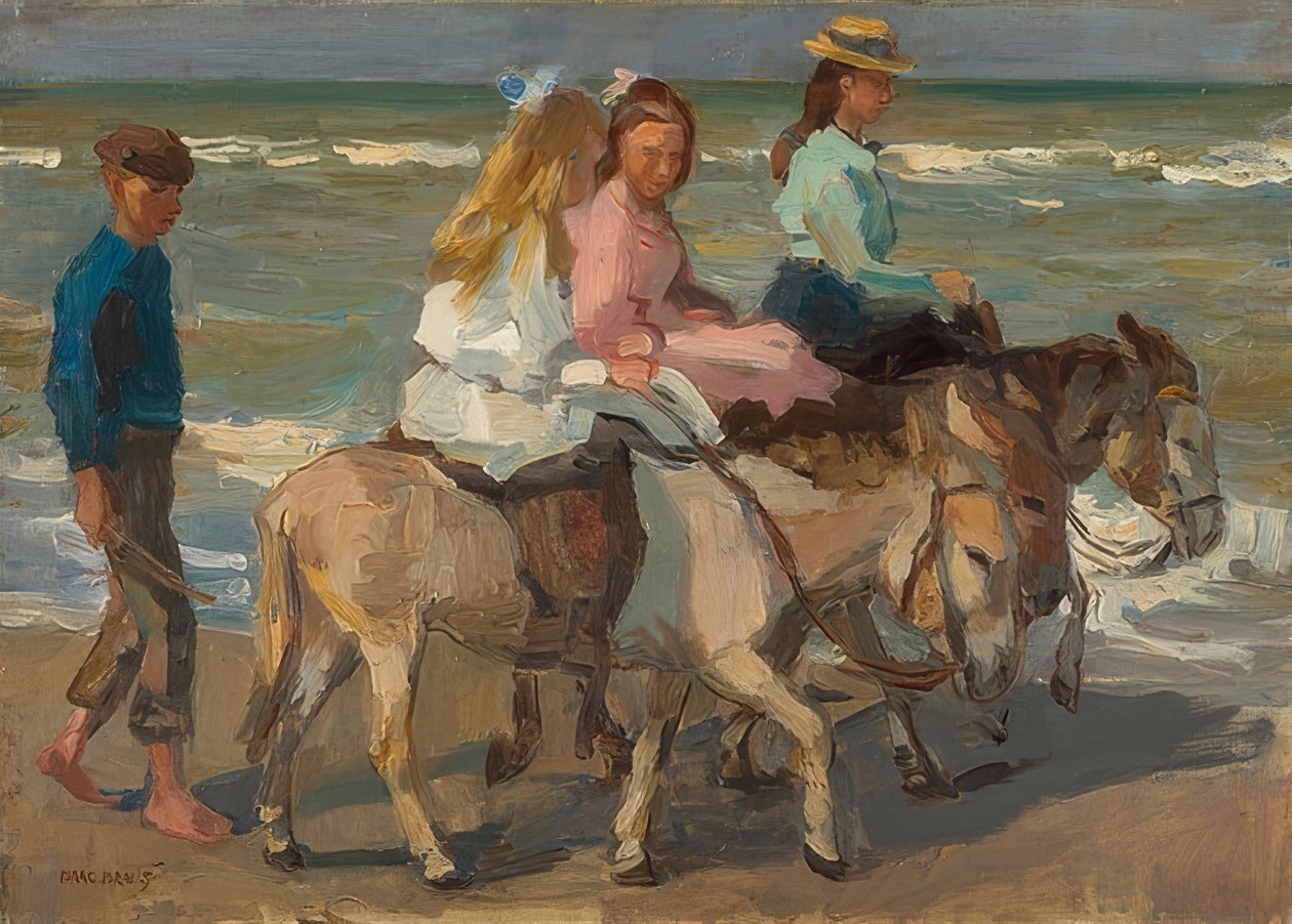 Donkey Riding. 1898-1901 by Isaac Israels