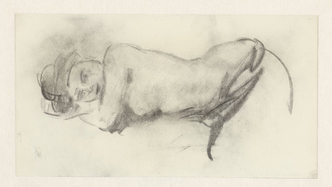 Reclining Female Nude by Isaac Israels