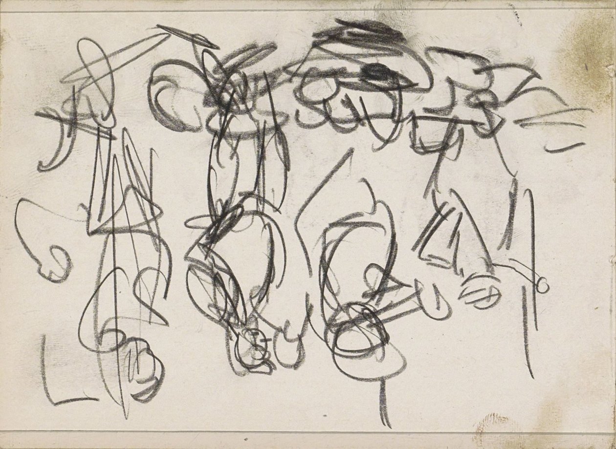 Standing Figures by Isaac Israels