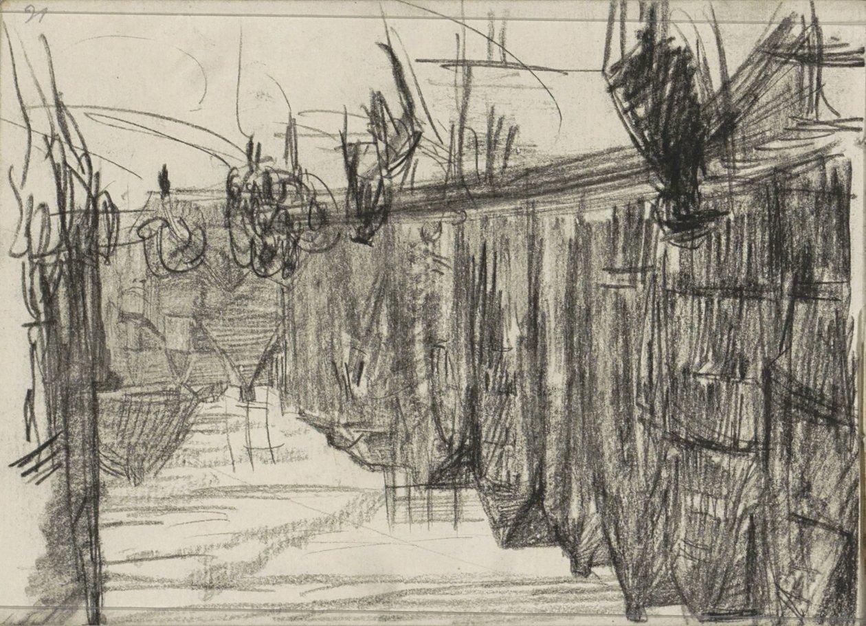 Cityscape with Figures by Isaac Israels