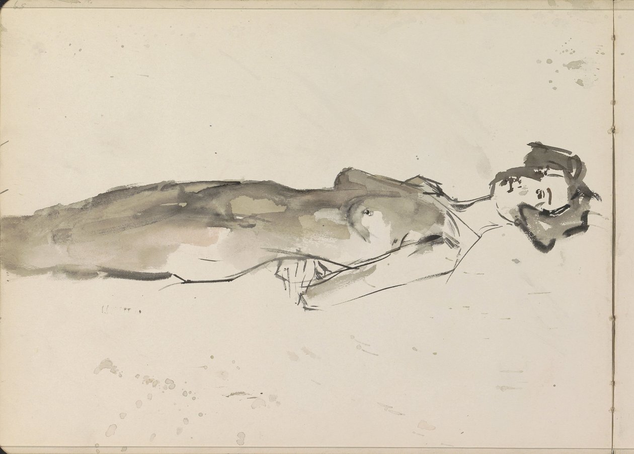 Standing Female Nude by Isaac Israels