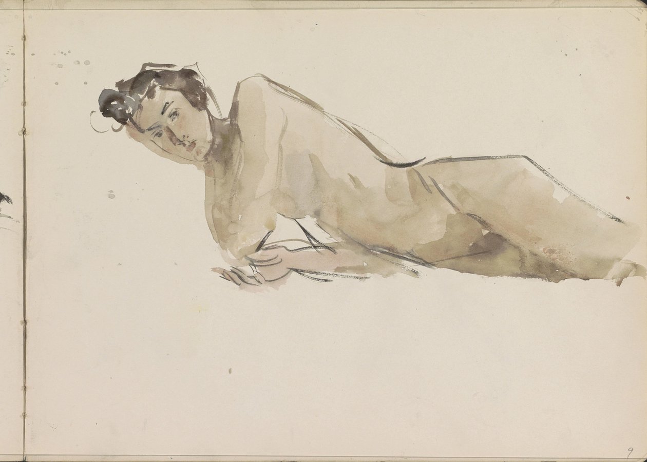 Standing Female Nude by Isaac Israels