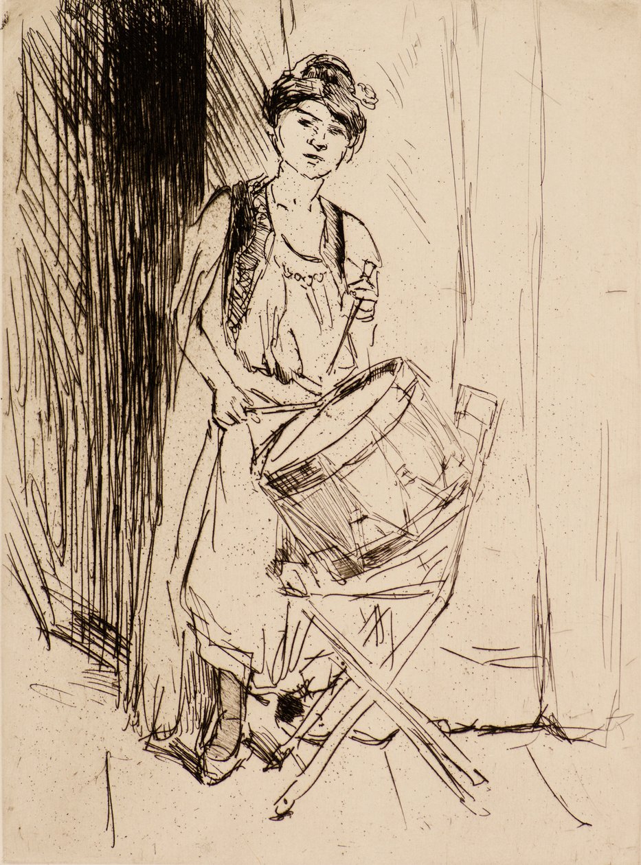The Lady with the Drum by Isaac Israels