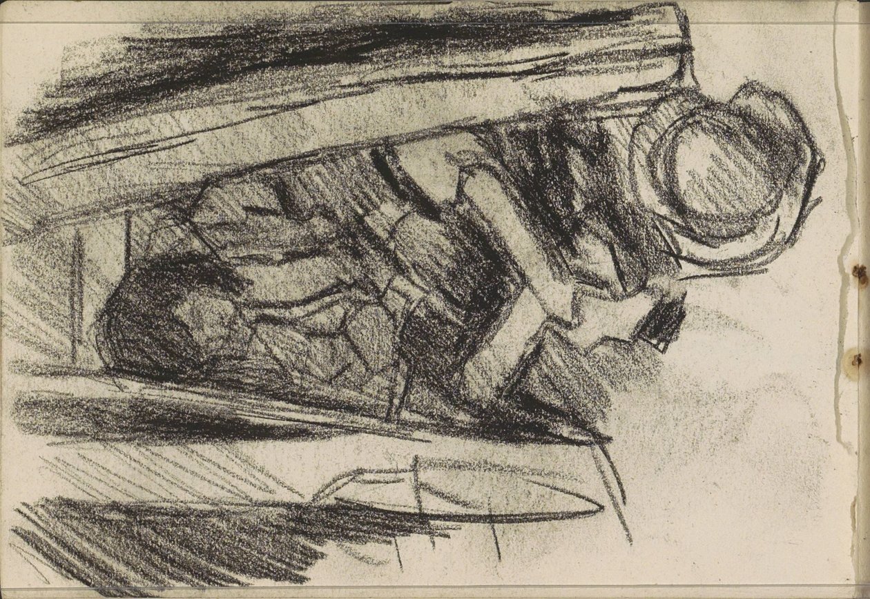 Sitting Young Man by Isaac Israels