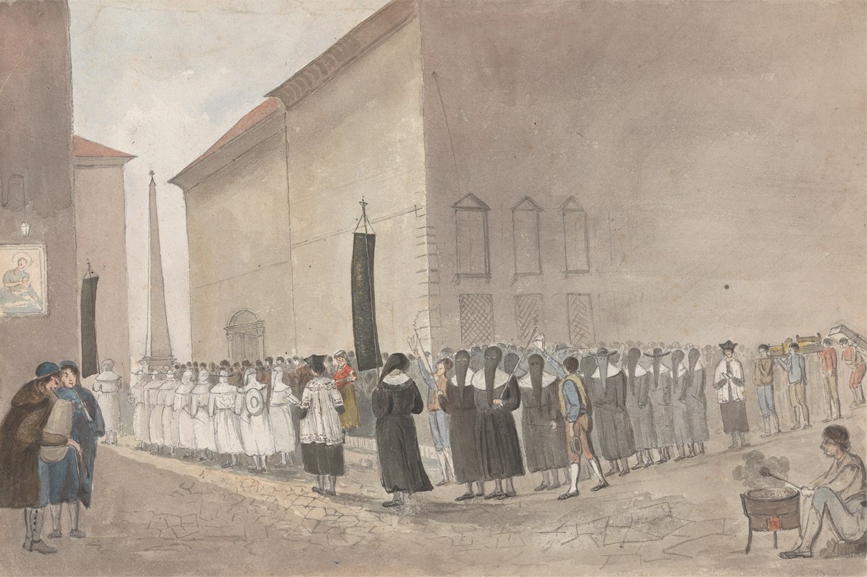 Funeral Procession at Rome by Isaac Weld